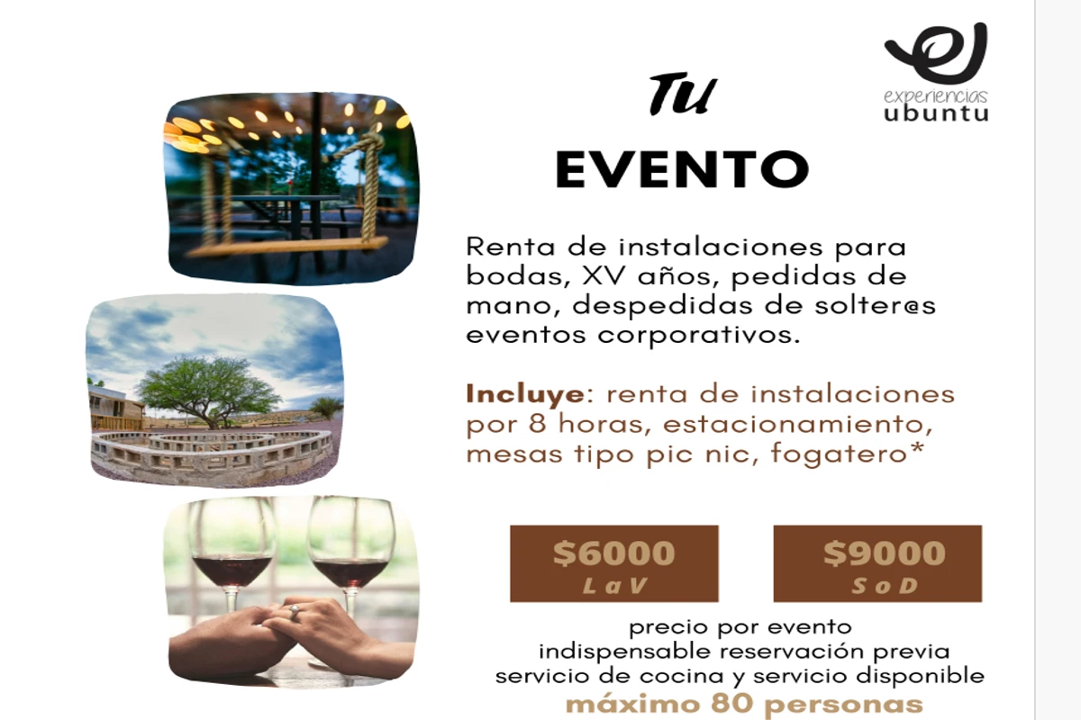 Renta de instalaciones